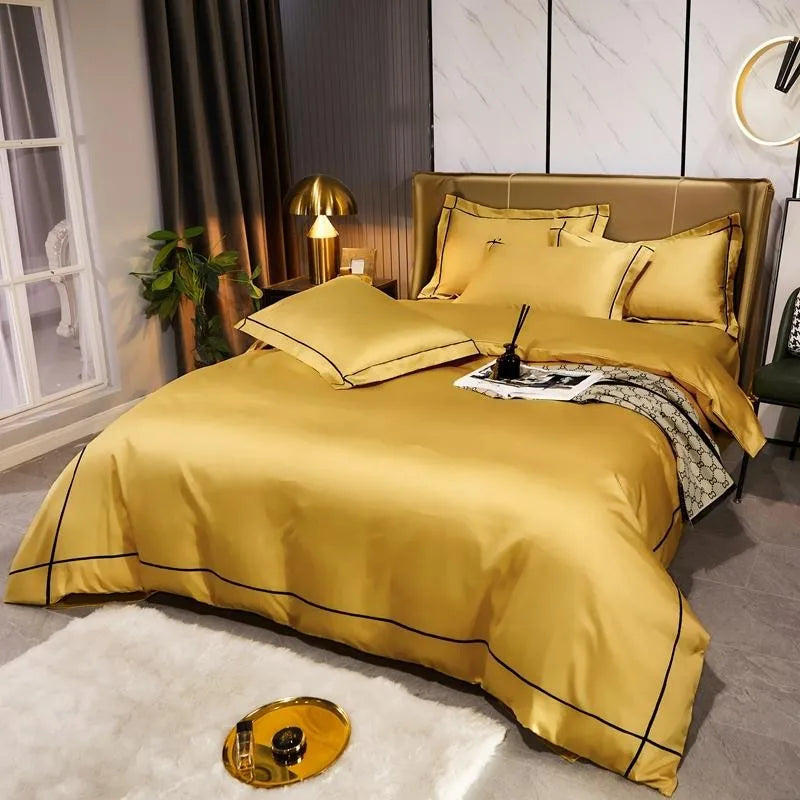 Golden Radiance Bedding Set